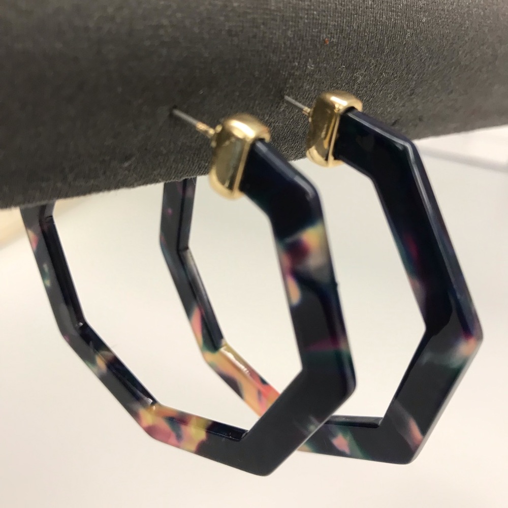 Geometric Hoop Earrings
